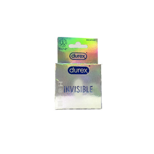 PRESERVATIVO DUREX INVISIBLE CAJA X 3 UNDS